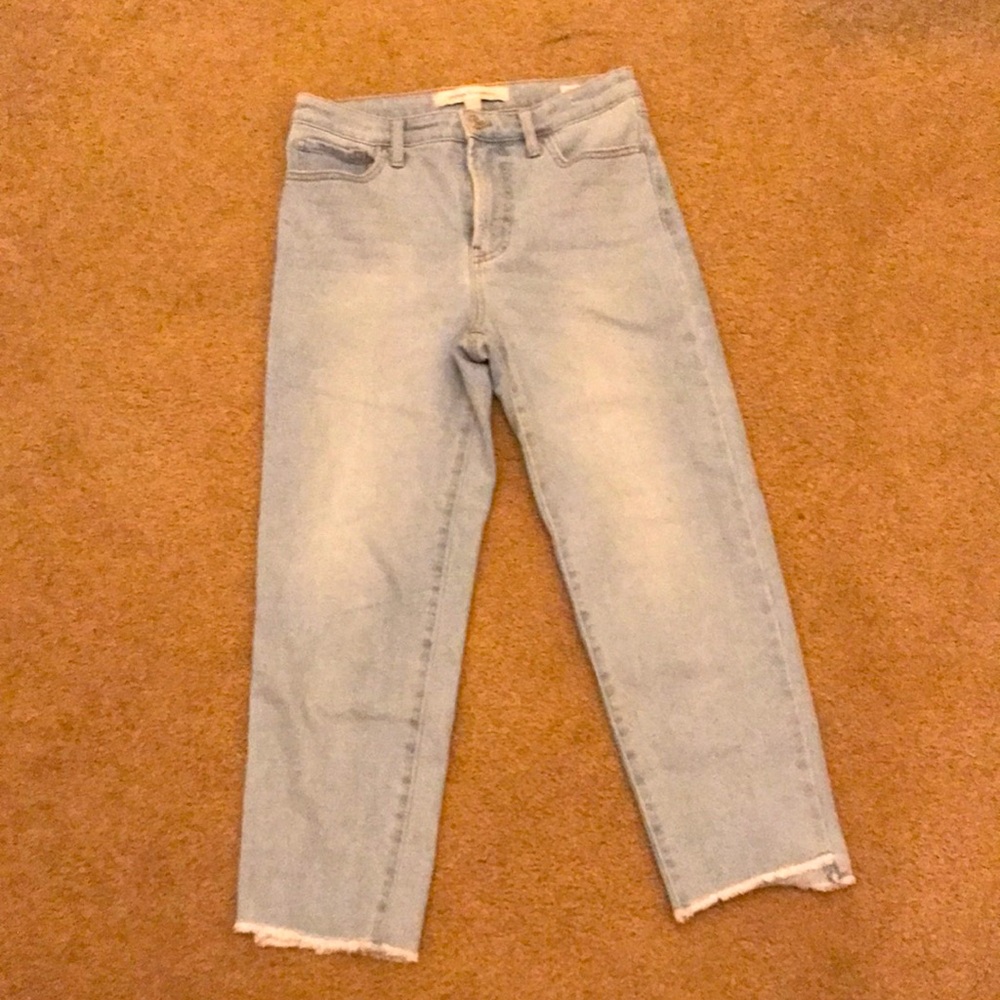 High rise straight crop Vintage America jeans.